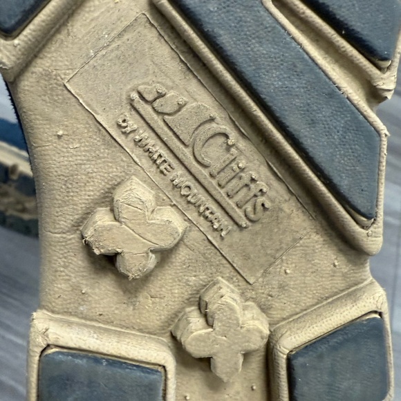 Cliffs by White Mountain Boots Women’s 7M Karlyssa Hiking Blue Leather Lace Up - Picture 10 of 11